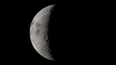 Simulación de lo que la tripulación de Artemis II podría ver a través de las ventanas de Orión Simulación de lo que la tripulación de Artemis II podría ver a través de las ventanas de Orión