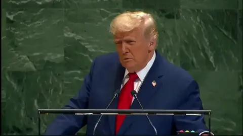 Trump arremete contra la ONU en la Asamblea General: "Terminé siete guerras y ni siquiera recibí una llamada" Trump arremete contra la ONU en la Asamblea General: "Terminé siete guerras y ni siquiera recibí una llamada"