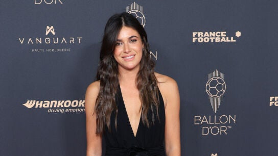 Sira Mart&iacute;nez posando en el Bal&oacute;n de Oro