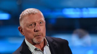 El extenista alem&aacute;n Boris Becker