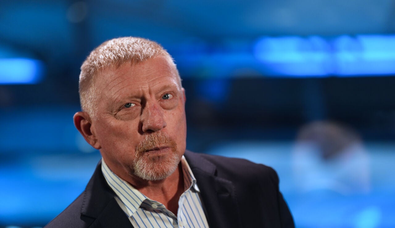 El extenista alem&aacute;n Boris Becker