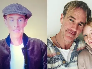 James Van Der Beek con su hija Olivia James Van Der Beek con su hija Olivia