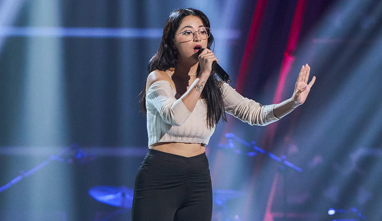 Evelyn, talent de La Voz