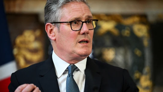 El Reino Unido reimplantará un "DNI" británico para combatir la inmigración ilegal Imagen reciente del primer ministro británico, Keir Starmer