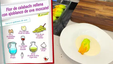 Ingredientes para el ajoblanco de uva Ingredientes para el ajoblanco de uva