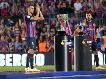 Sergio Busquets, en el Camp Nou en 2023 Sergio Busquets, en el Camp Nou en 2023
