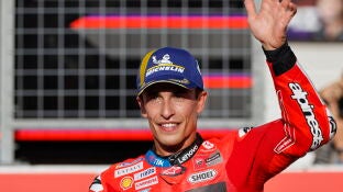 Marc M&aacute;rquez tras ser segundo en la sprint de Jap&oacute;n