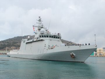 Imagen del buque 'Furor' de la Armada. 