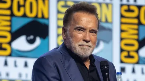 Arnold Schwarzenegger en la San Diego Comic Con de Málaga Arnold Schwarzenegger en la San Diego Comic Con de Málaga