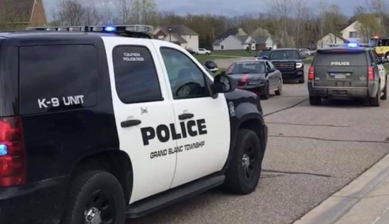 Imagen de la Polic&iacute;a de Grand Blanc, Michigan, Estados Unidos. 