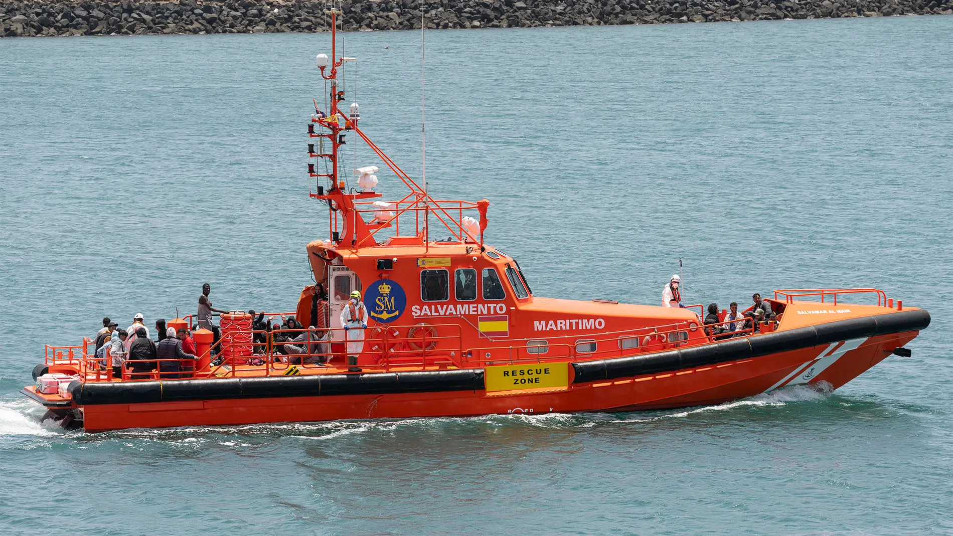 Rescatados 118 migrantes en siete pateras este domingo en Baleares Rescatados 118 migrantes en siete pateras este domingo en Baleares