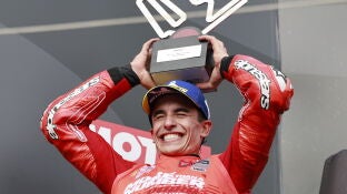 Marc M&aacute;rquez, campe&oacute;n del mundo de MotoGP en Jap&oacute;n