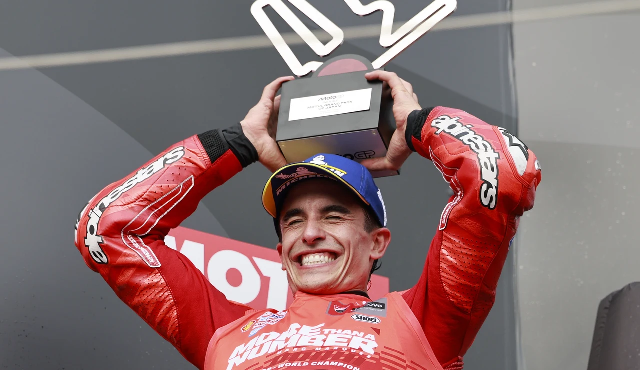Marc Márquez, campeón del mundo de MotoGP en Japón