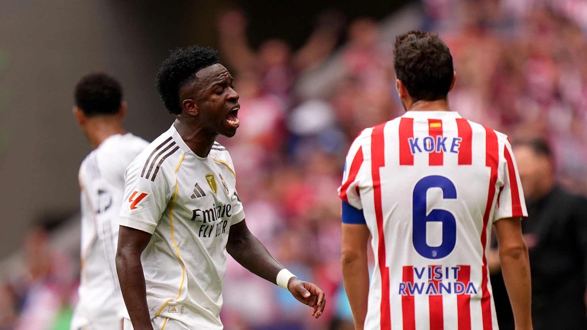 Vinícius y Koke en el derbi del Metropolitano Vinícius y Koke en el derbi del Metropolitano