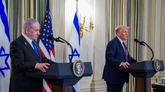 Donald Trump y Benjamin Netanyahu