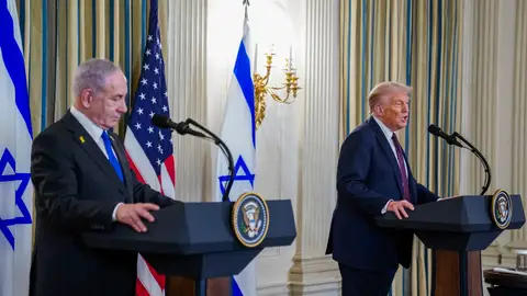 Donald Trump y Benjamin Netanyahu Donald Trump y Benjamin Netanyahu