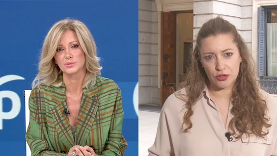 Ester Muñoz en Espejo Público. Ester Muñoz en Espejo Público.
