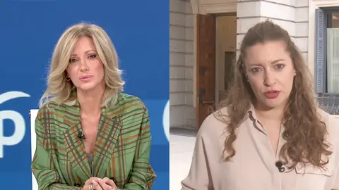 Ester Muñoz en Espejo Público. Ester Muñoz en Espejo Público.