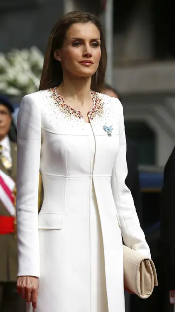 La reina Letizia el día de la coronación de Felipe VI La reina Letizia el día de la coronación de Felipe VI
