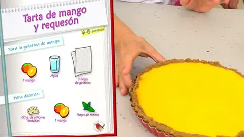 Ingredientes Tarta de mango y requesón Ingredientes Tarta de mango y requesón