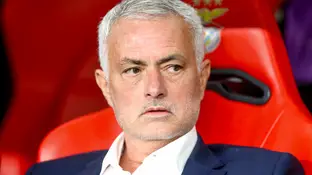 José Mourinho, en el banquillo del Benfica José Mourinho, en el banquillo del Benfica