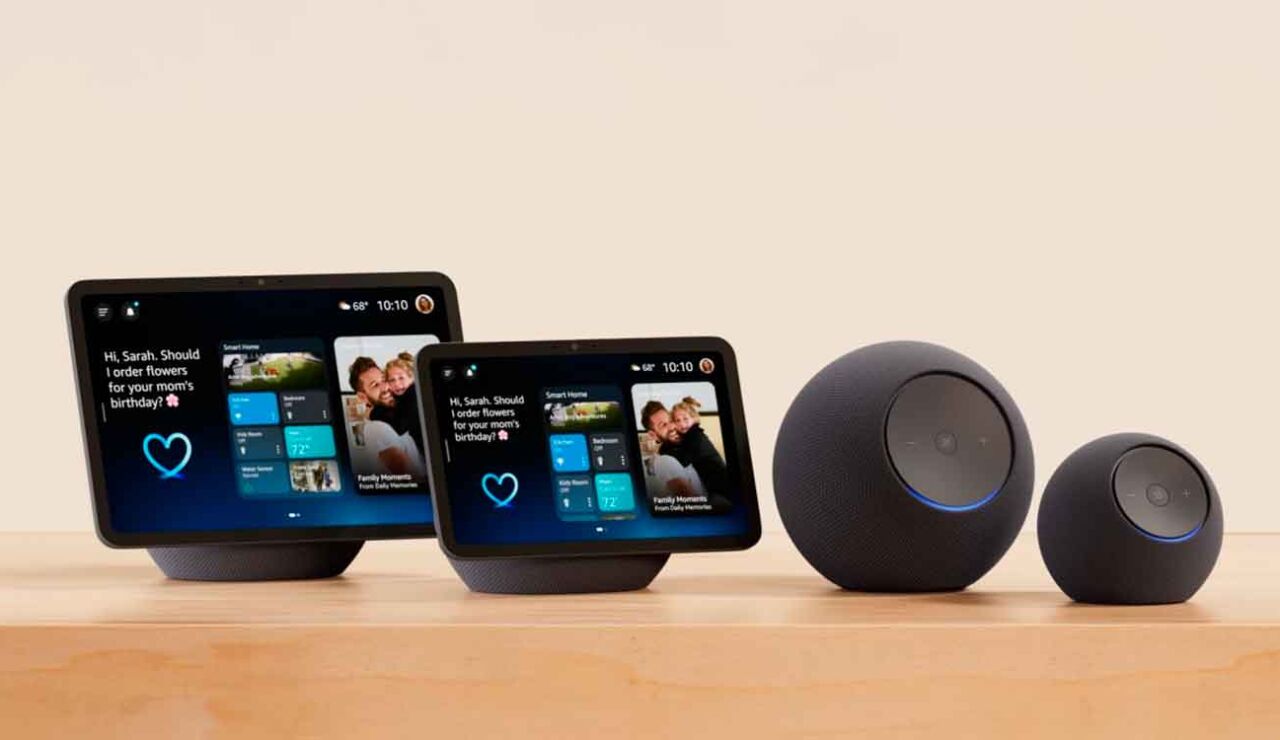 La nueva gama de altavoces y pantallas Echo preparados para Alexa+