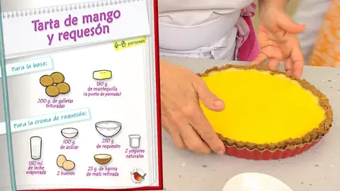 Ingredientes Tarta de mango y requesón Ingredientes Tarta de mango y requesón