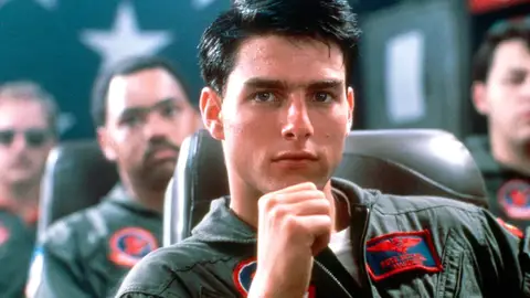 Tom Cruise en Top Gun Tom Cruise en Top Gun