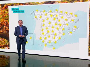 Roberto Brasero y la previsión del viernes 3 de octubre