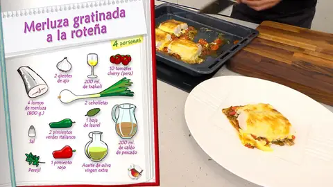Ingredientes Merluza gratinada a la roteña Ingredientes Merluza gratinada a la roteña
