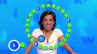 ¿Arriesgará? Rosa, ante su último segundo en El Rosco con 22 aciertos: “Me da miedo fallar”