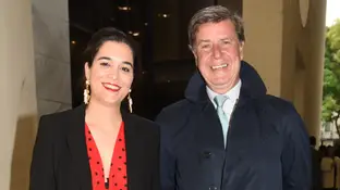 Cayetano Martínez de Irujo y Bárbara Mirjan. Cayetano Martínez de Irujo y Bárbara Mirjan.
