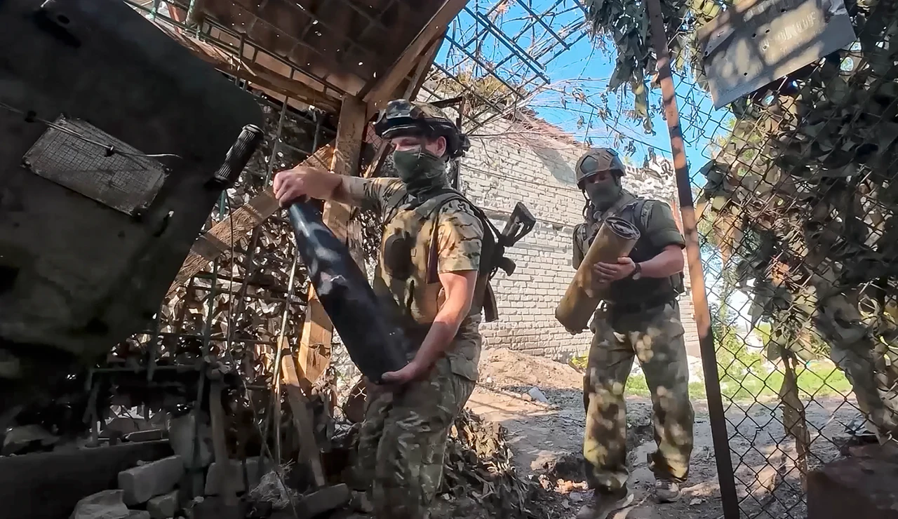 Imagen de soldados en Ucrania