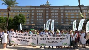 Huelga de m&eacute;dicos. EMILIO L&Oacute;PEZ - EUROPA PRESS 03/10/2025