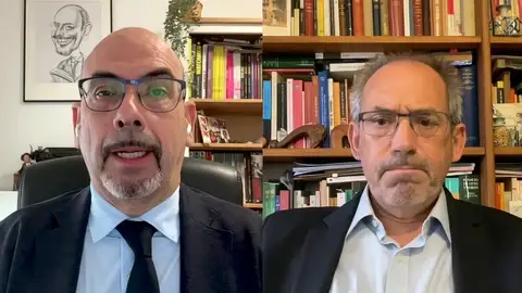 La mesa de la justicia sobre la citación a Begoña Gómez. La mesa de la justicia sobre la citación a Begoña Gómez.