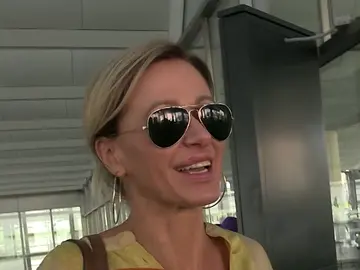 Susanna Griso en la estación Susanna Griso en la estación