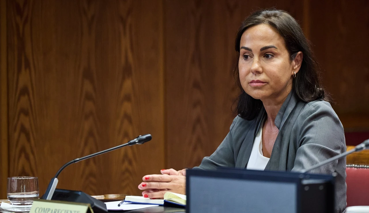La expresidenta de Adif, Isabel Pardo de Vera, en comparecencia en el Senado