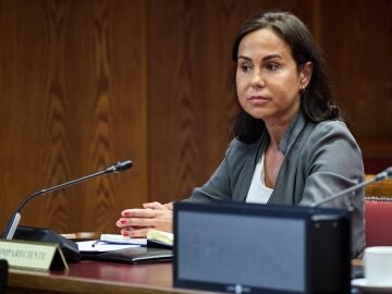 La expresidenta de Adif, Isabel Pardo de Vera, en comparecencia en el Senado