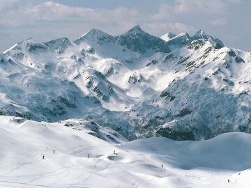 Imagen de archivo de los Alpes Julianos en Eslovenia