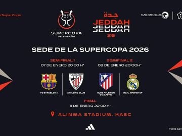 Horarios de la Supercopa de España 2026