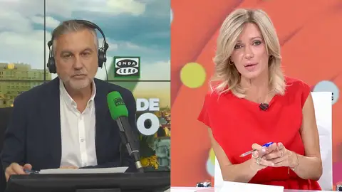 Carlos Alsina en Espejo Público. Carlos Alsina en Espejo Público.