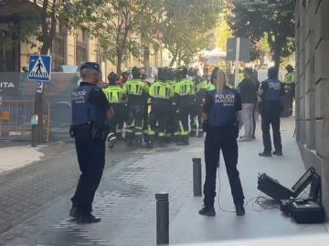 Se derrumba un edificio en la calle Hileras del centro de Madrid