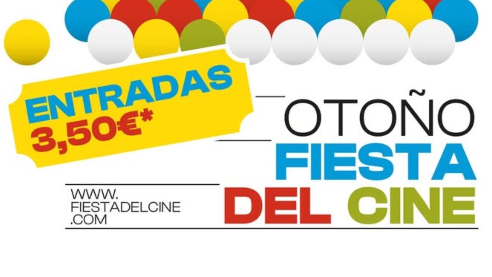 Vuelve la Fiesta del Cine este mes de noviembre con entradas a 3,5 euros: Estas son las fechas