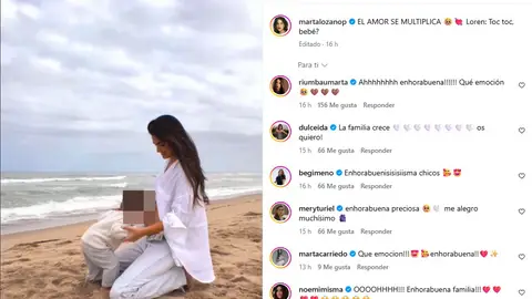 Marta Lozano anuncia segundo embarazo Marta Lozano anuncia segundo embarazo