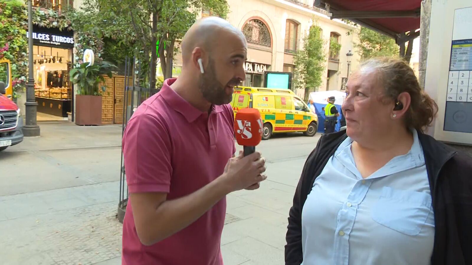 Hablamos con la portera de un edificio próximo al derrumbamiento en el centro de Madrid: 
