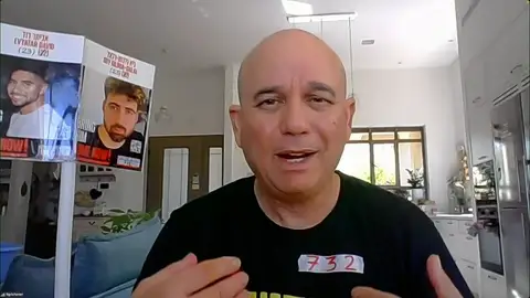 Ricardo, tío de secuestrado por Hamás Ricardo, tío de secuestrado por Hamás