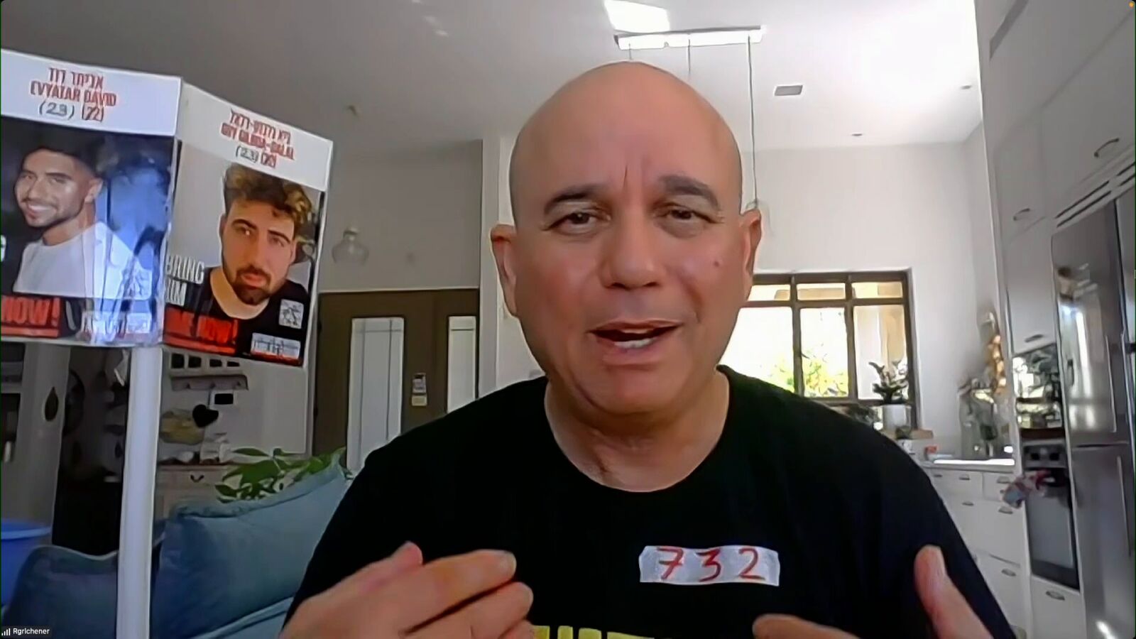 Ricardo, tío de uno de los secuestrados liberados por Hamás: 