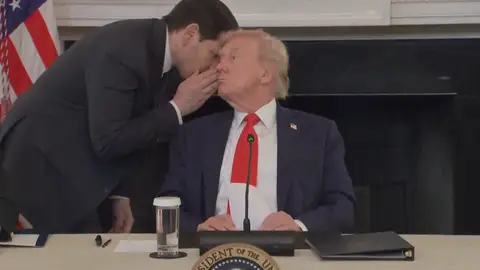 Trump se entera del acuerdo de paz Trump se entera del acuerdo de paz