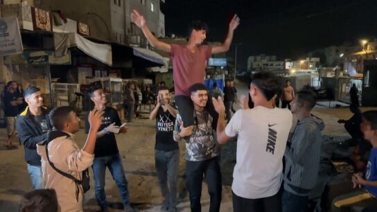 Celebraciones en Gaza