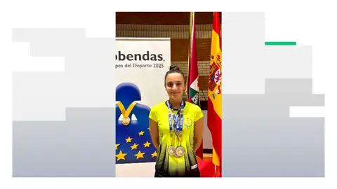 Noelia Gómez, triple medalla de oro en los EuroGames 112 Noelia Gómez, triple medalla de oro en los EuroGames 112